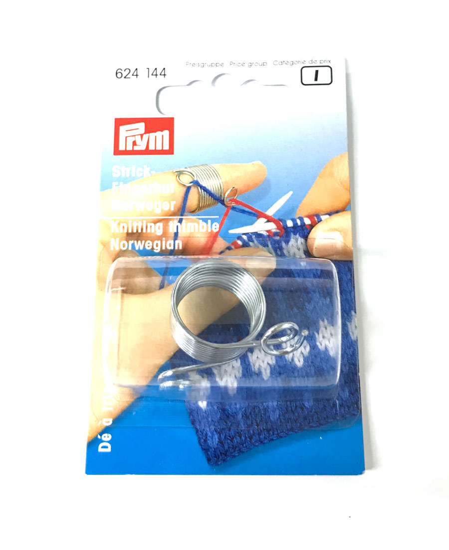 《Prym》プリム ドイツ ニット用シンブル　2色用　ヤーンガイド　編物　リング