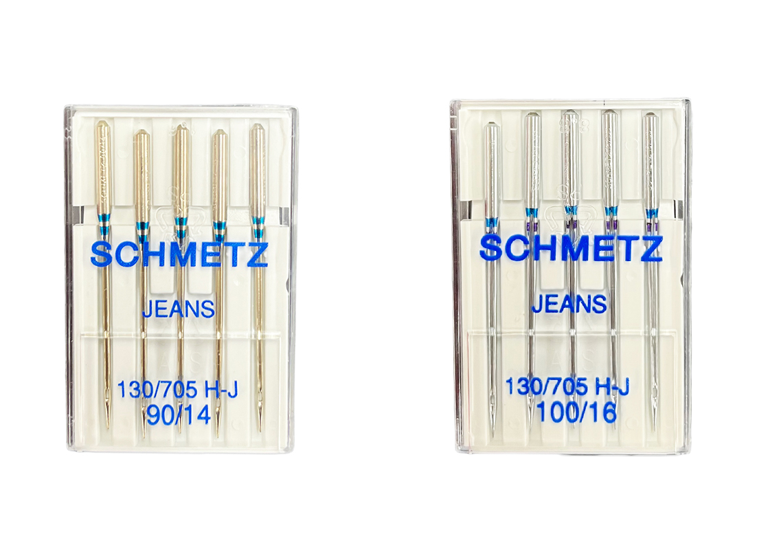 《SCHMETZ》シュメッツ　ドイツ製・ジーンズ（厚手生地）用針　130/705H-J JEANS （ジーンズ）※各番手個別販売※　5本セット