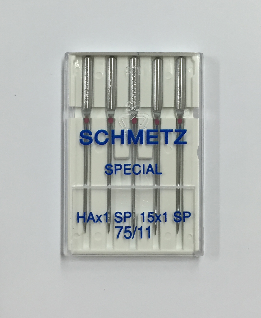 《SCHMETZ》シュメッツ　ドイツ製・ニット用スペシャル針　HAｘ1 SP SPECIAL （オーバーロック使用可）※個別販売※　5本セット