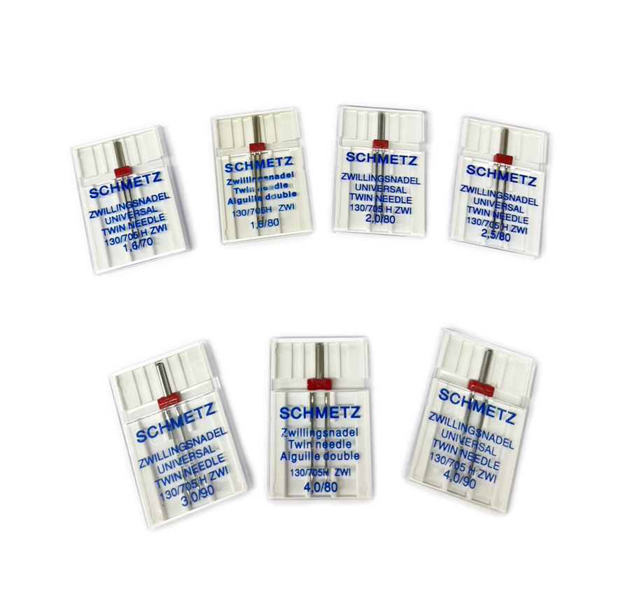 《SCHMETZ》※2本針（ZWI）・ユニバーサル / 10番（#70）～14番（#90）　7種類よりお選びください　 シュメッツ　ドイツ製　家庭用ミシン針　 ユニバーサル（万能タイプ）UNIVERSAL　130/705H