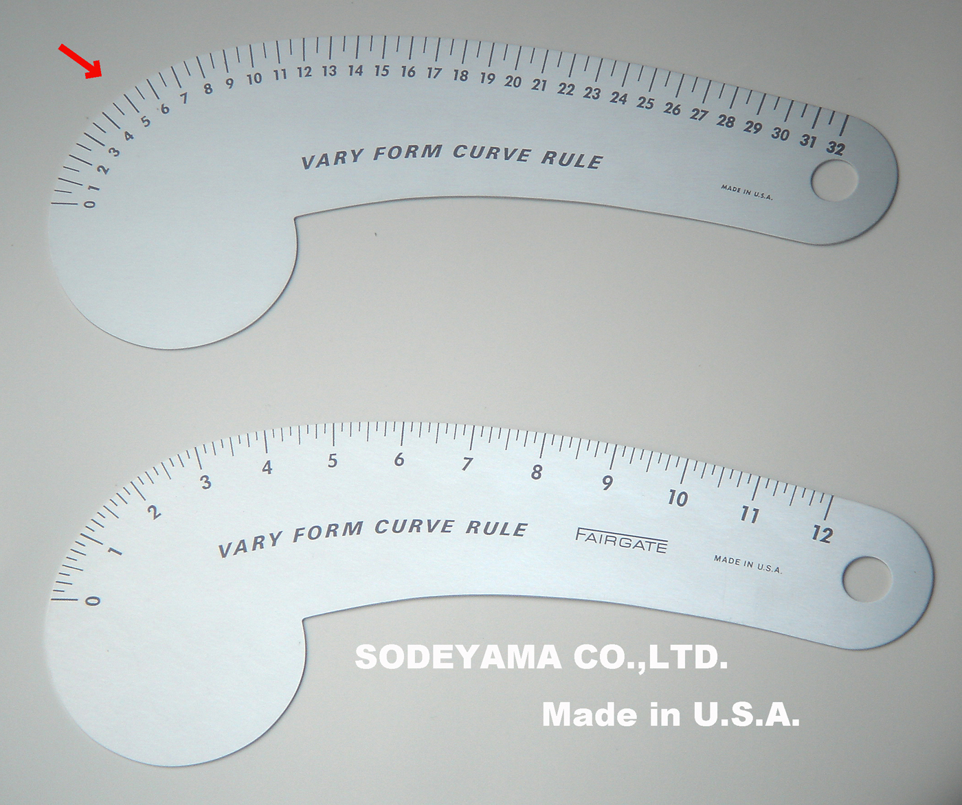 2709 アメリカ製カーブ尺VARYFORMCURVERULE32ｃｍ(センチ表示）