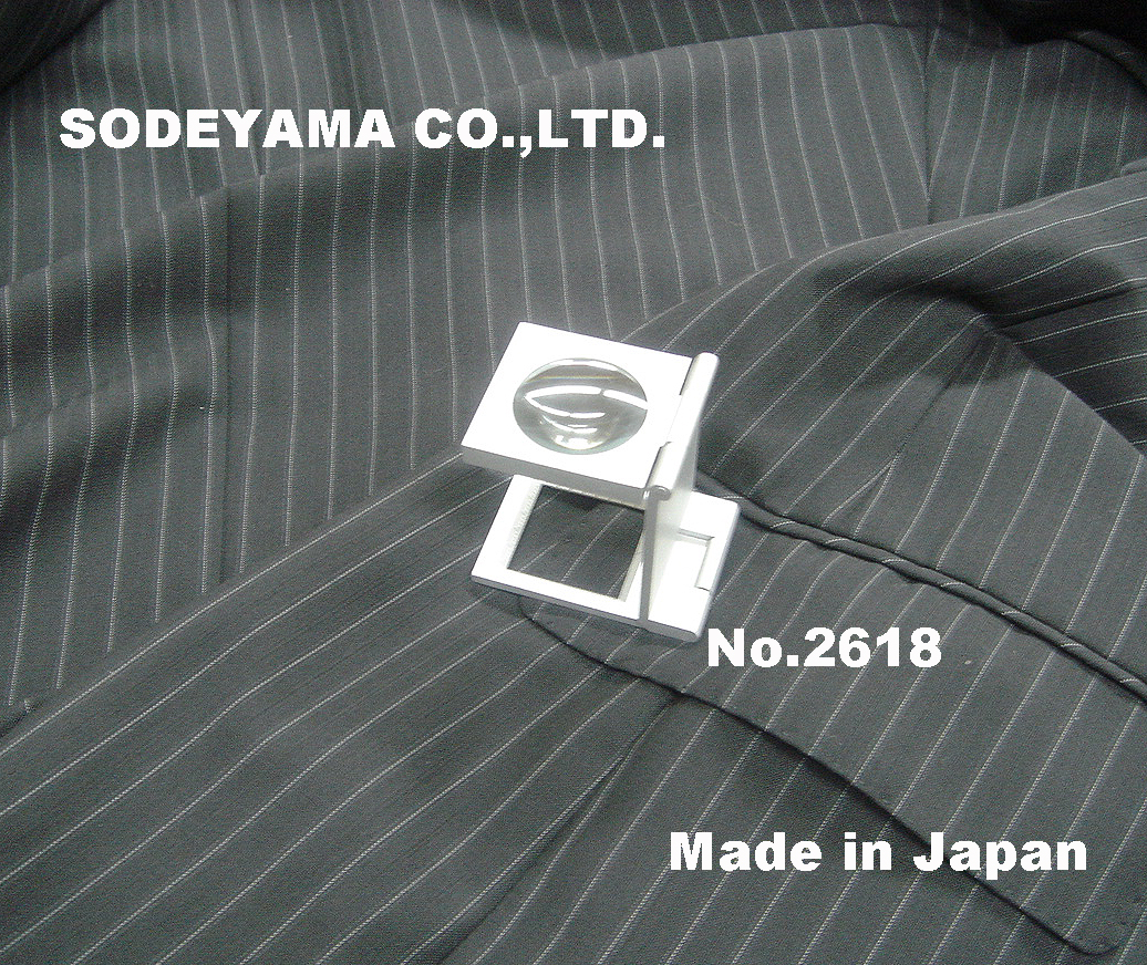 2618 縞見ルーペ1インチx25mmサイズ6倍ガラス製インチメガネ
