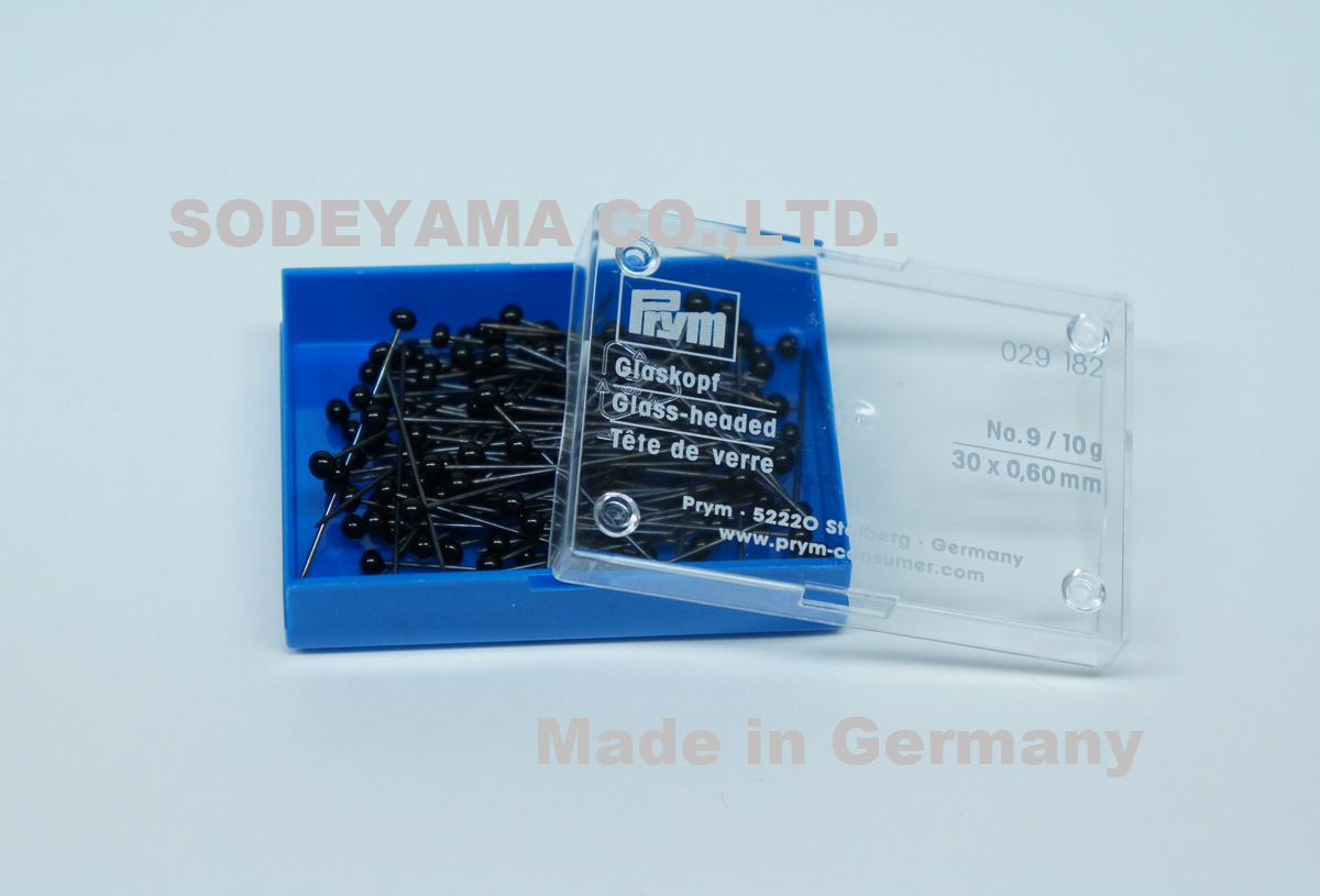 6781 プリムガラスヘッドピンNo.910ｇ0.6ｍｍｘ30ｍｍ