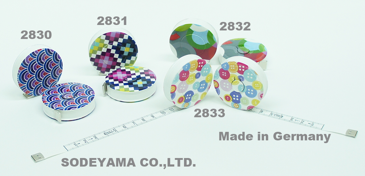 2830-2833 ドイツ製ヘキストマス1.5mhoechstmassロールメジャー新色クノフ