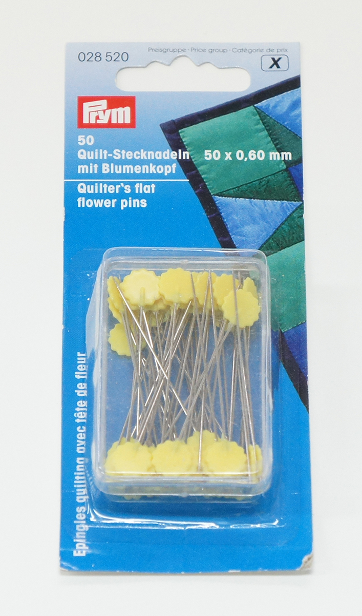 6774 PRYMドイツ・耐熱キルターフラットピン50mm（50本入り）