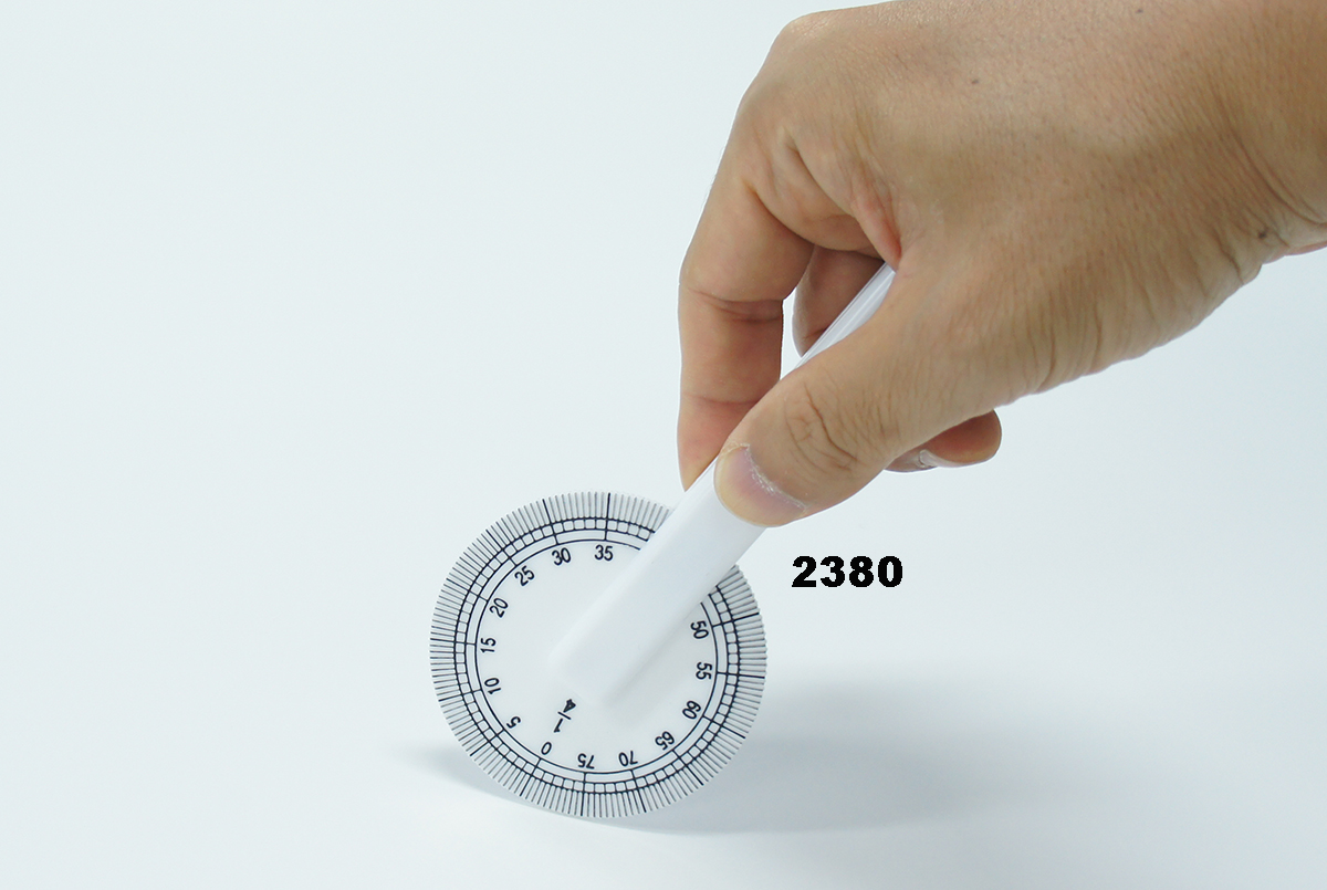 2380 マールサシ1/4縮寸＋原寸（実目）回転式定規