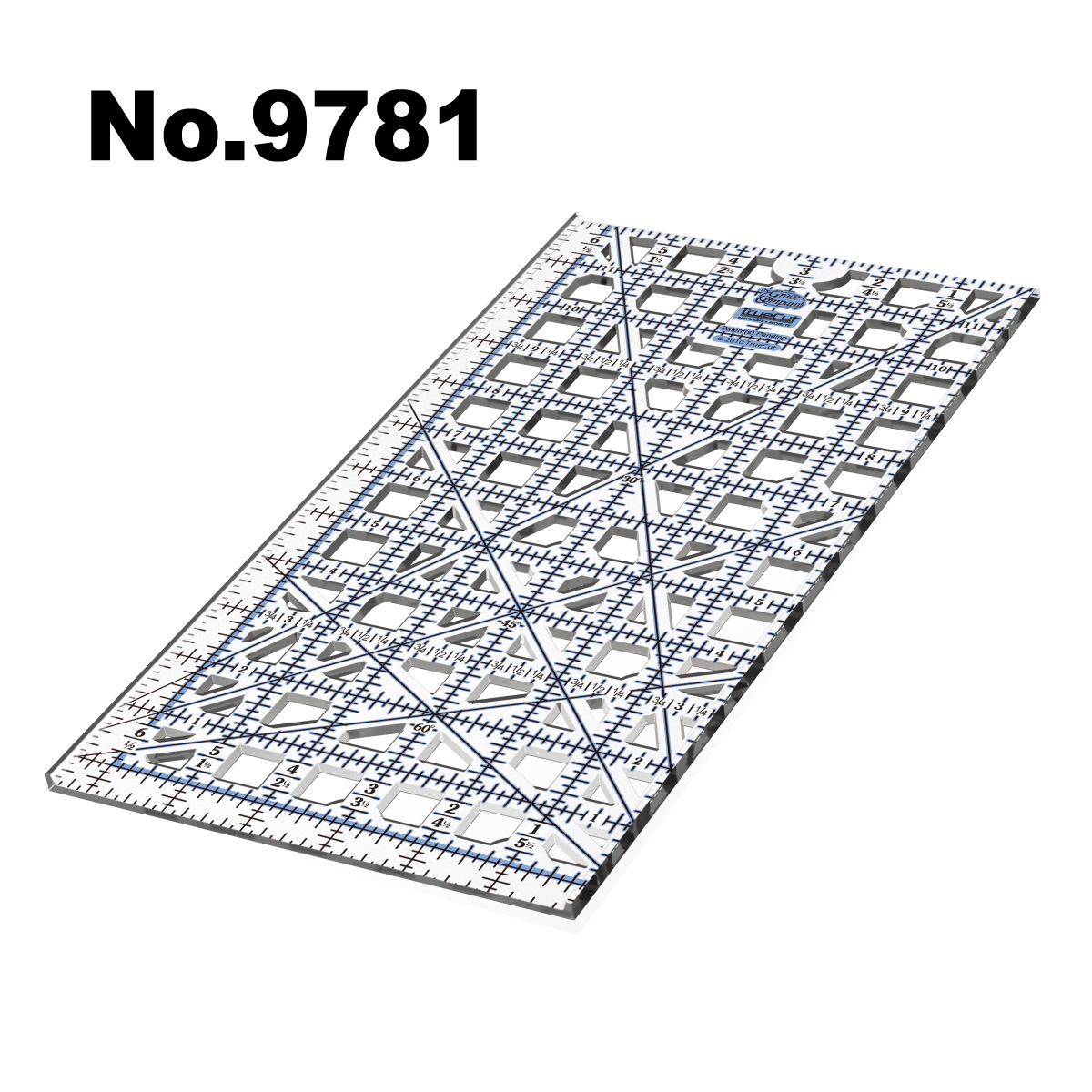 9781 ガイドカッター定規トゥルーカッター専用定規ロータリーカッター定規