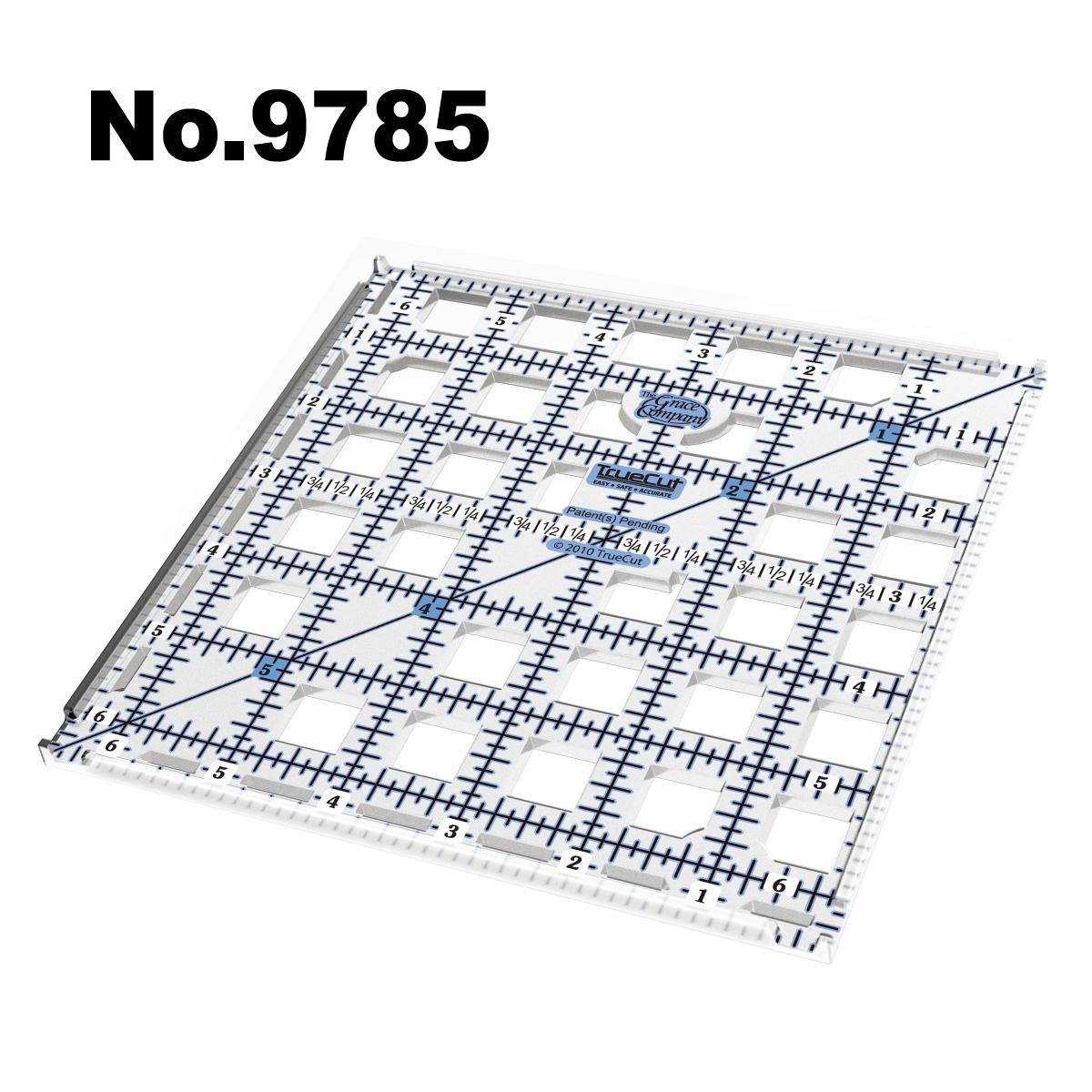 9785 ガイドカッター定規トゥルーカッター専用定規ロータリーカッター定規