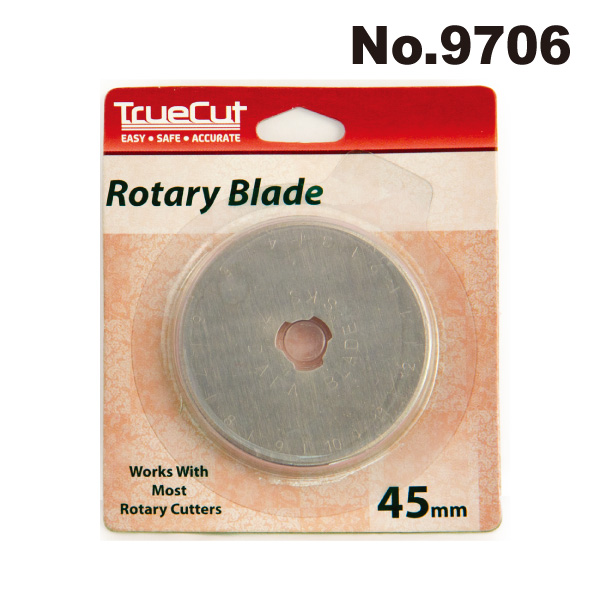 9706 超硬タングステン替刃45mm（ロータリーカッタートゥルーカッターU.S.A.用）