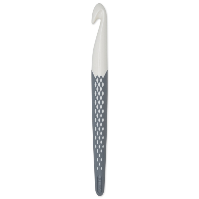 《Prym》プリム・エルゴノミック かぎ針 　個別販売　 全長18.5cm/15.0mmΦグレー　エゴノミック