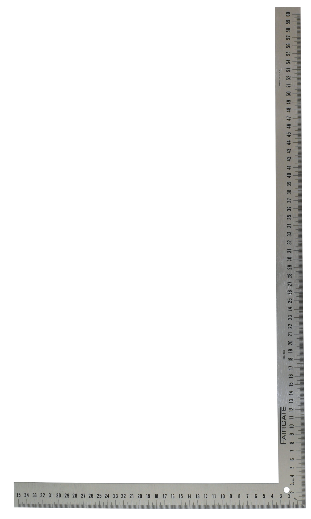 USAアルミ合金角尺　60ｃｍ　※cm表記