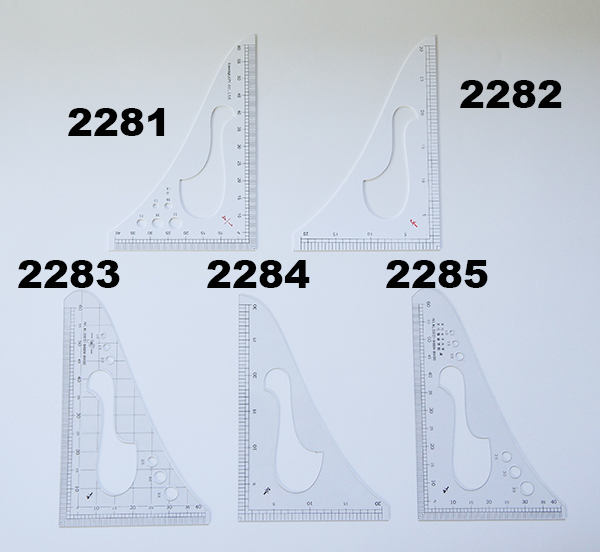 縮尺三角定規　各種