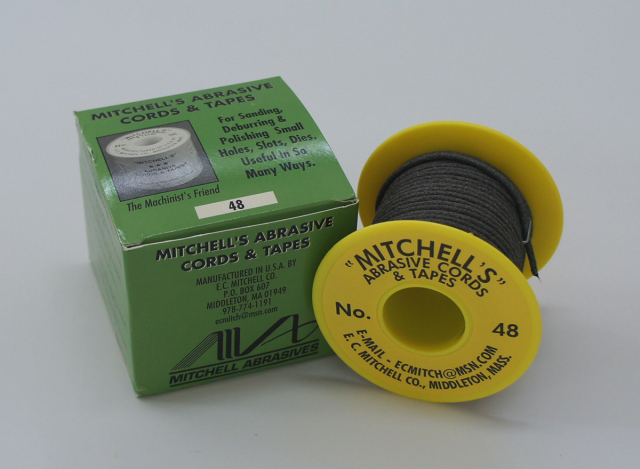 《MITCHELL'S》 ミッチェルコード USA ひもヤスリ 48番2.36ｍｍΦx15ｍ巻　150番