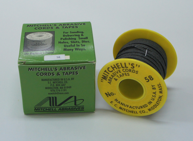 《MITCHELL'S》 ミッチェルテープ USA テープヤスリ 58番4.76ｍｍ巾x15ｍ巻　150番