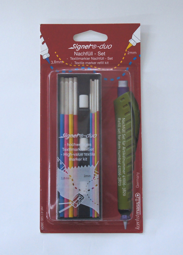 ドイツ・チャコペル・デュオ用替芯　※替芯のみ・本体は付属しておりません※　16本 3.8ｍｍΦｘ8本/2.0ｍｍΦｘ8本 シャーペン式・ノック式用 （商品番号 5501用替芯）