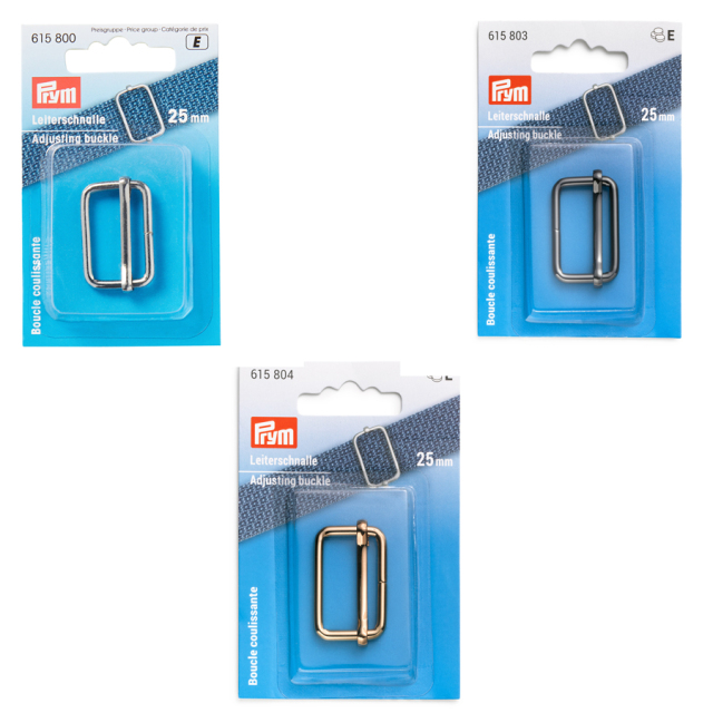 《Prym》プリム・リュックカン　25mm　 1個入(3カラー展開)　 送りカン　移動カン　送り金具　 リュック・カバンのショルダー部分長さ調整に