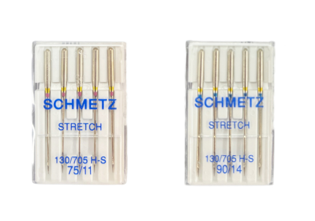 《SCHMETZ》シュメッツ　ドイツ製・伸縮生地専用針　130/705H-S STRETCH （ストレッチ）※個別販売※　5本セット