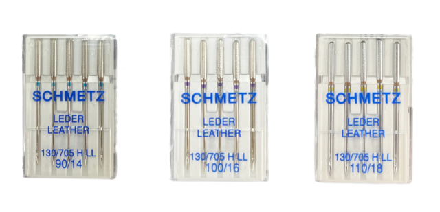 《SCHMETZ》シュメッツ　ドイツ製・皮革用針　130/705H-LL LEATHER （レザー）※個別販売※　5本セット