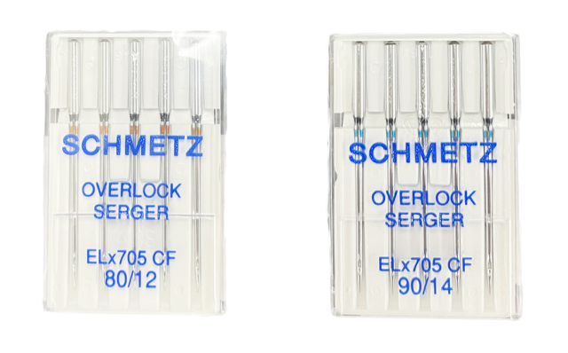 《SCHMETZ》シュメッツ　ドイツ製・オーバーロック用針　ELｘ705 CF OVERLOCK （オーバーロック）※個別販売※　5本セット