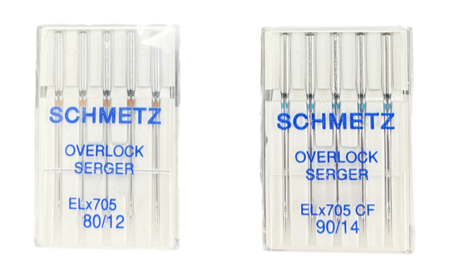 《SCHMETZ》シュメッツ　ドイツ製・オーバーロック用針　ELｘ705 CF OVERLOCK （オーバーロック）※個別販売※　5本セット