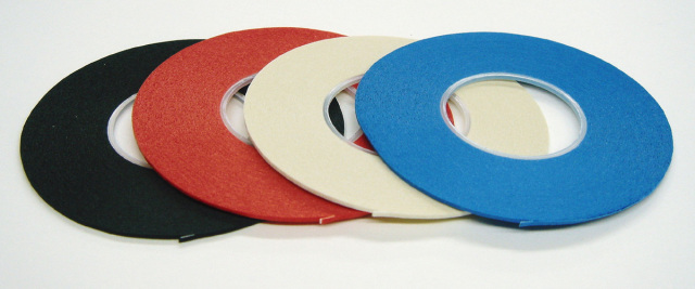 3005-3008 ボディラインテープBody-LineTapeICテープ巾0.8mm/16ｍ巻黒・赤・白・青