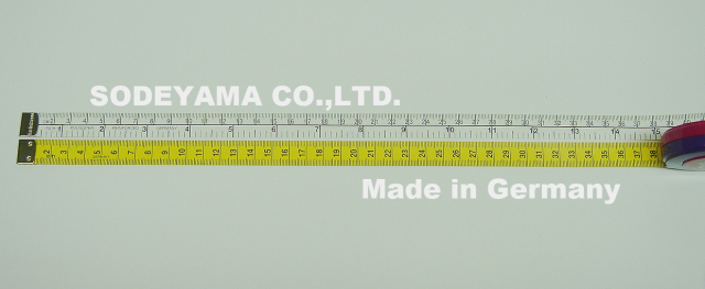 2748 ドイツ製ヘキストマスhoechstmassロールメジャーテープ長さ300cm(3m)/巾15mm