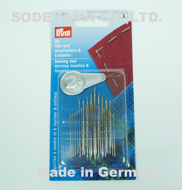 6784 ドイツ・ソーイング・ダーニンング針各種ドイツ製29本＆糸通し付