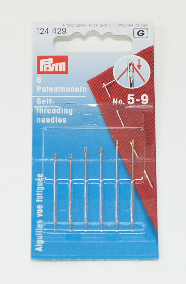 6786 PRYMドイツ・セルフ針6本セット(簡単糸通し)