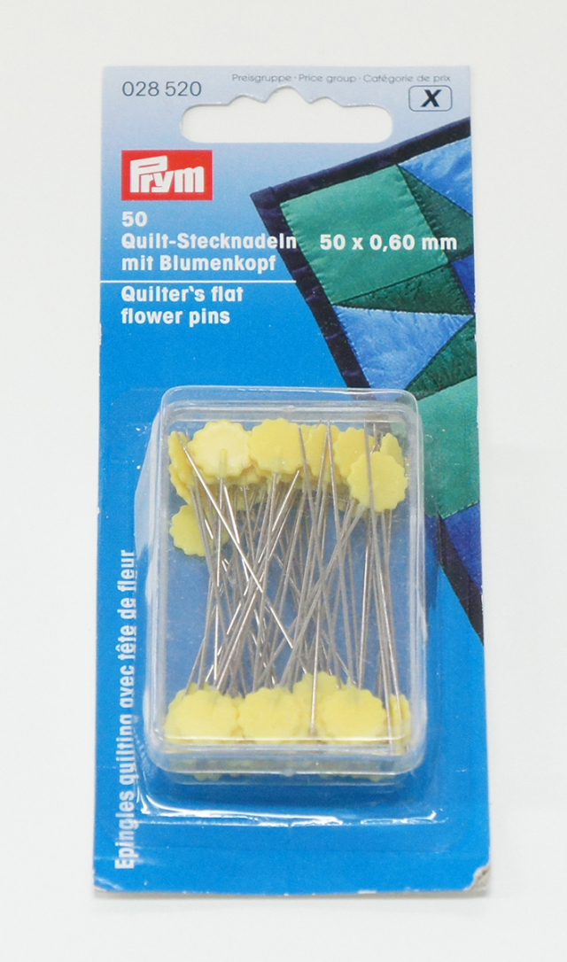 6774 PRYMドイツ・耐熱キルターフラットピン50mm（50本入り）