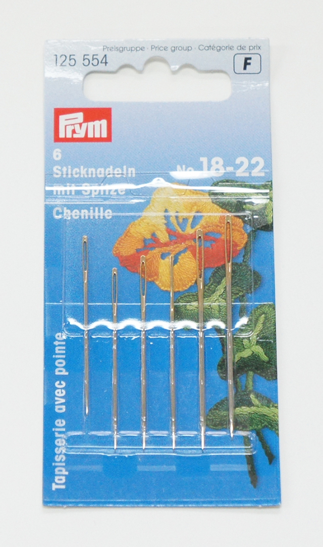 6789 PRYMドイツ・シェニール専用針6本セット
