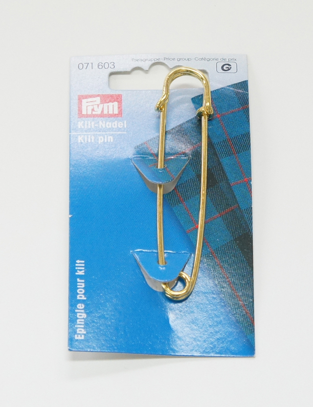 6805 ドイツ・キルトピン（ゴールド）80mm