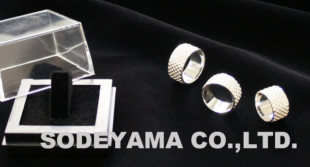 日本製 】 純銀製 指ぬき スターリングシルバー 