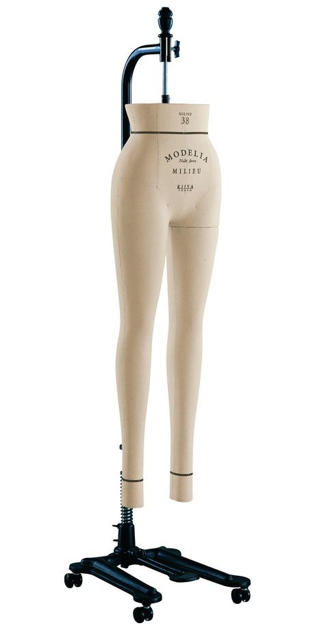 1386 《キイヤ》レディース用ダミーMODELIAMF-MLN-Pモデリアヌードフォームミリュ38ファムパンツボディMILIEUFemmePants