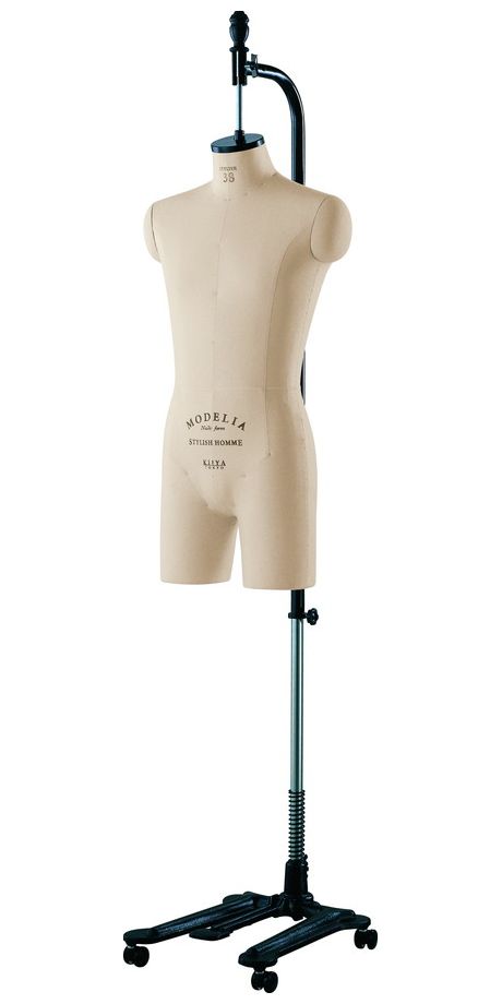 1394 《キイヤ》メンズ用ダミーMODELIAMH-STN-Cモデリアヌードフォームスタイリッシュ38オムクロッチドボディ（STYLISH38HommeCrotched）