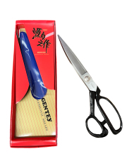 源貞之作　GENTEY 足・左利き用裁ちばさみ 28cm(ハンドル部分のみが左手用）