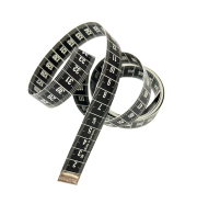 ヘキストマス hoechstmass ブラックメジャー　両面150cm/150cm　両面ブラックカラー　※片面0cm部分の裏面は150cmとなります。