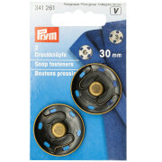 《Prym》プリム・スナップアンティーク　丸型30mm　2セット入　341261