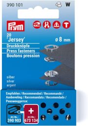 《Prym》プリム・アメリカンホック（リングスナップ）　8ｍｍ/20セット入　リフィール　ヴァリオ　VARIO Creative Tool　390101