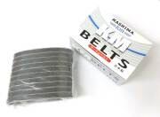 KM　ケーエム　裁断機AU用研磨ベルト　立刃用ベルト　※3種有・個別販売（80番/100番/120番）　ケーエムベルト機　1箱30本入　青箱　SHARPENING BELT