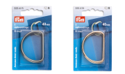 《Prym》プリム・Ｄリング　40mm　1セット2個入(2カラー展開)　リュック・カバン・ハンドメイド用品におすすめ