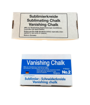 バニシングチョーク　Vanishing　50枚入/箱 　自然に消える＆アイロンで消える　※2タイプ有り※ 　No.1：約1-2日間で消える　No.2：約4-8日間で消える　チャコ　ちゃこ　チョーク　印付け　しるし