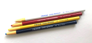 《DIXON》ディクソン PHANO CHINA MARKER ファノ チャイナマーカー WAX MARKER ワックスマーカー　色鉛筆　ワックスペンシル WAX pencil white 92 red 79 yellow 73 blue 80 白 赤 黄 青 本体8.5mmφ　芯5.0mmφ
