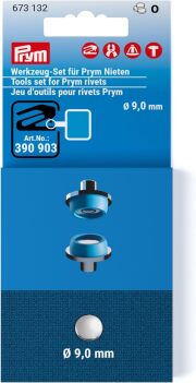 《Prym》プリム・ヴァリオ　カシメ金具（リベット）取り付け専用コマ　リベット径：9mm用　VARIO Creative Tool　リベット取り付け　673132