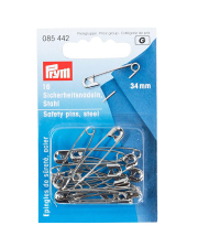 《Prym》プリム・安全ピン（シルバー）　34mm/16個セット　85 442