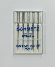 《SCHMETZ》シュメッツ　ドイツ製・ニット用スペシャル針　HAｘ1 SP SPECIAL （オーバーロック使用可）※個別販売※　5本セット
