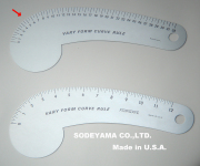 2709 アメリカ製カーブ尺VARYFORMCURVERULE32ｃｍ(センチ表示）
