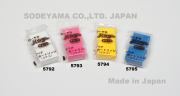 5792-5795 パウダーチョーク替粉カートリッジ白・赤・黄・青計4色ローヤルパウダーチャコ専用