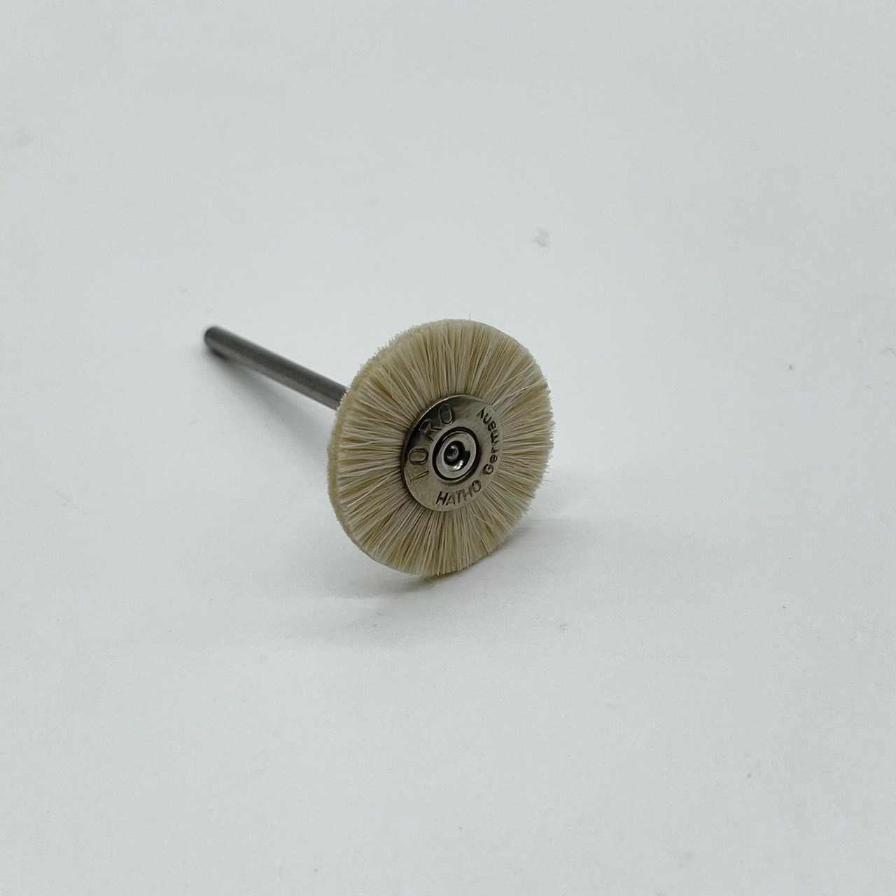 軸付き　ドイツHATHO社製  白毛 ブラシ（ソフト）２１ｍｍ