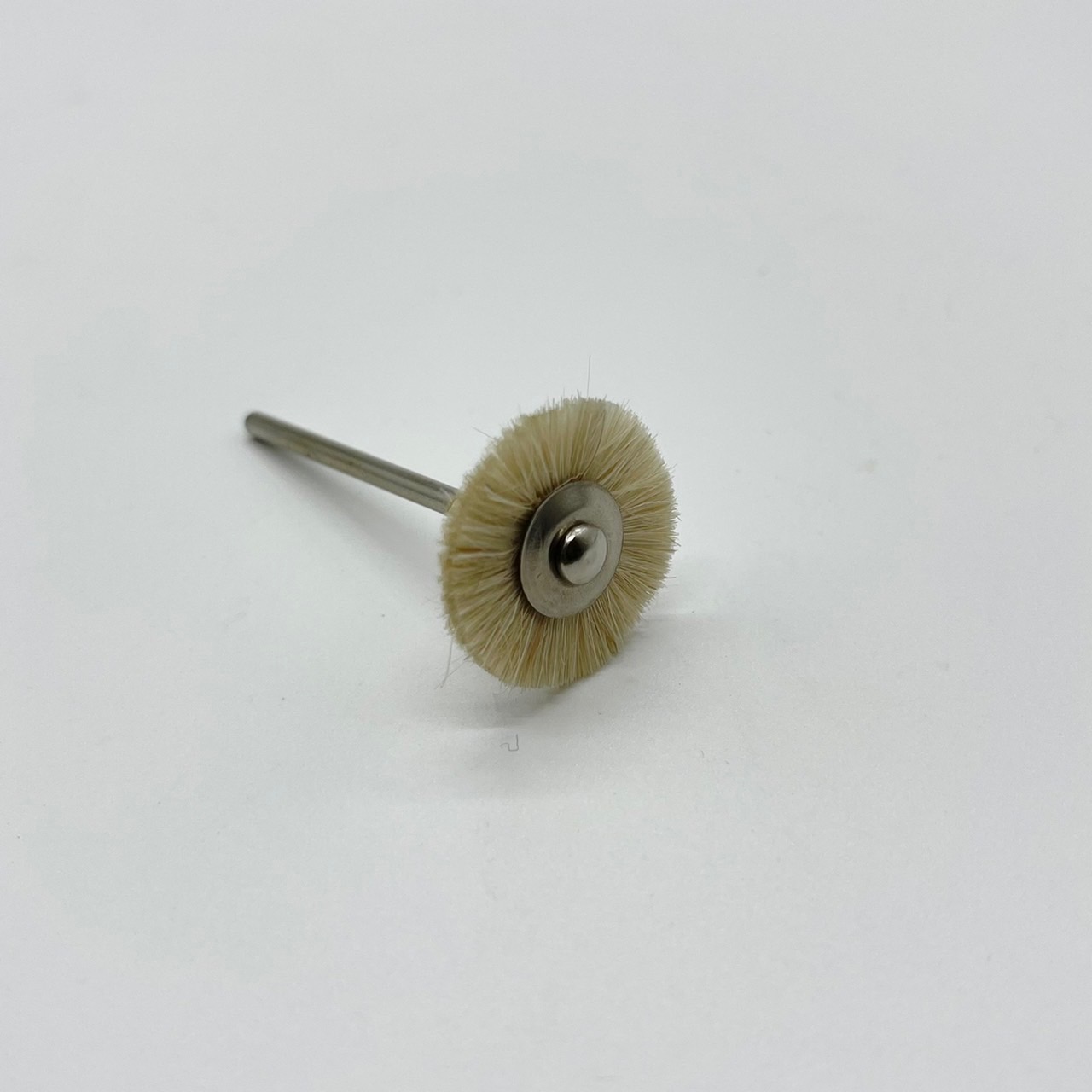 軸付き　  白毛 ブラシ（ソフト）２１ｍｍ