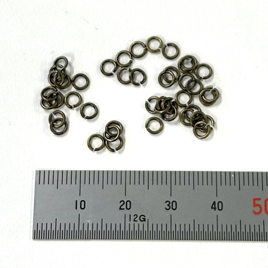 丸カンパーツ　古美仕上げ　５０個入